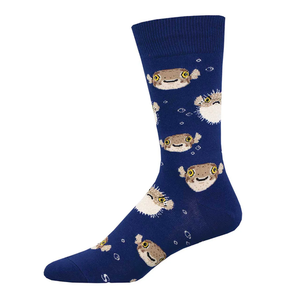 Socksmith Socks Mens Pufferfish Navy