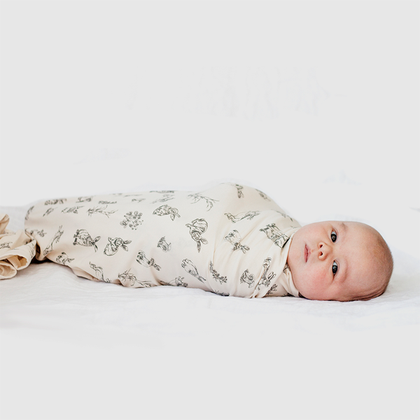 Baby Swaddle Burrowers Almond
