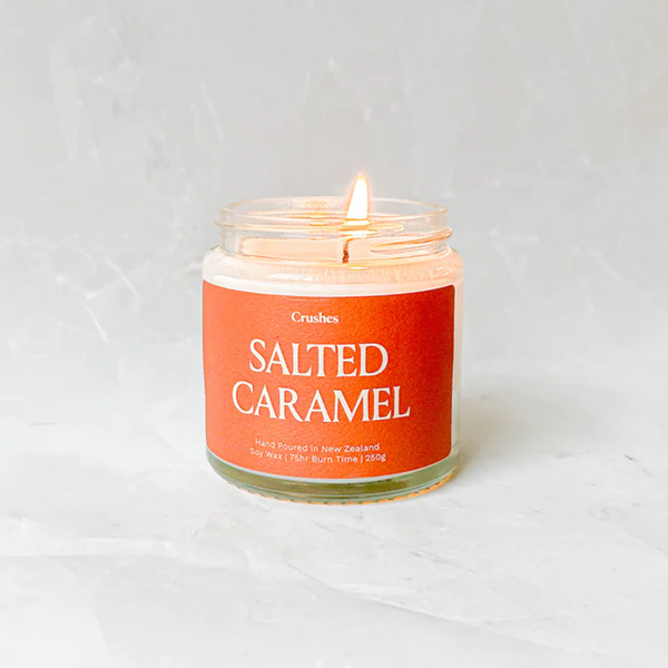 Crushes Scented Soy Candle Salted Caramel 120g