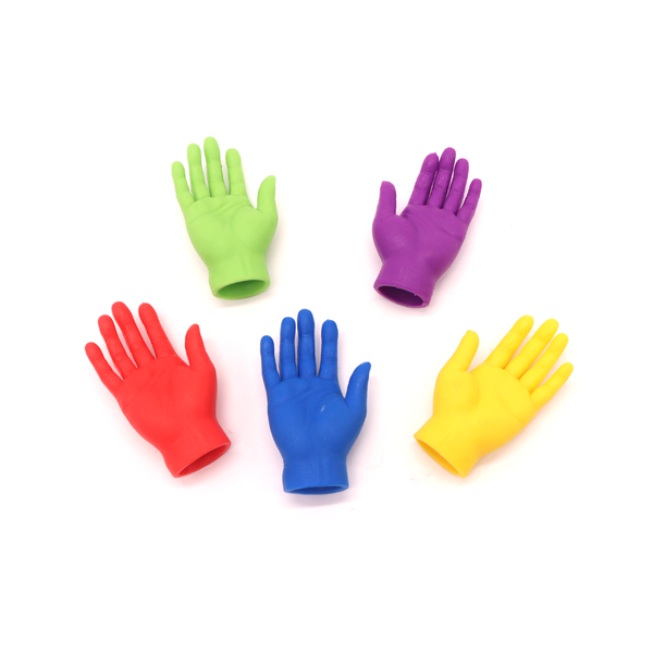 Bright Coloured Hand Finger Puppet Assorted