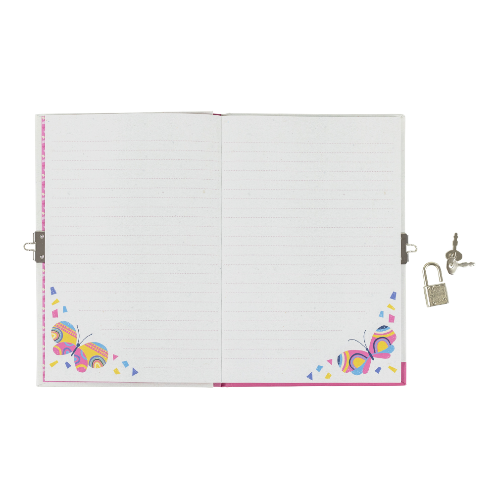 My Diary Lockable Journal Butterflies