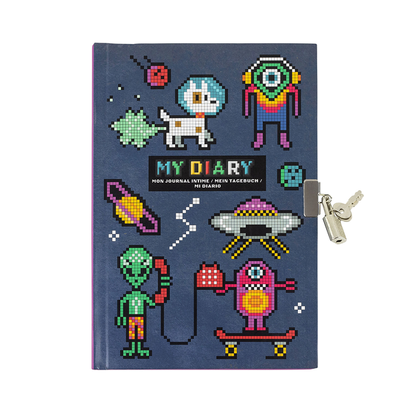 My Diary Lockable Journal Pixel Space
