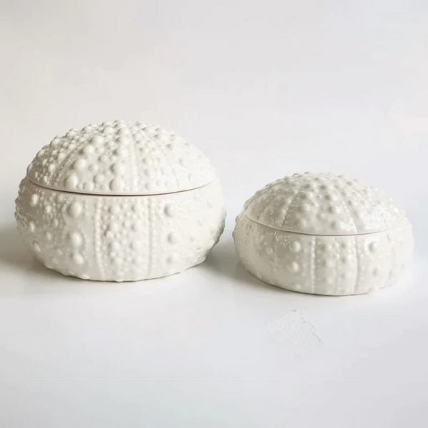Moana Road Ceramic Kina Jar White Large