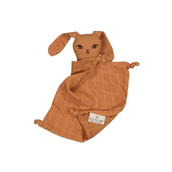 Muslin Bunny Comforter Rust