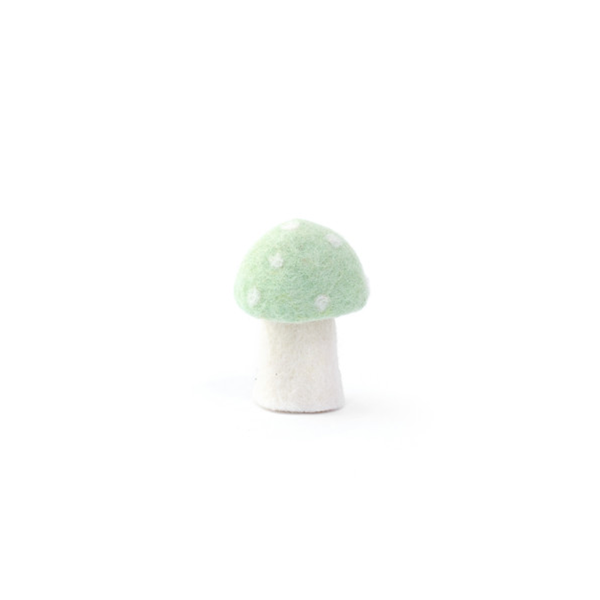 Muskhane 100% Felt Mushroom Dotty Small Mint