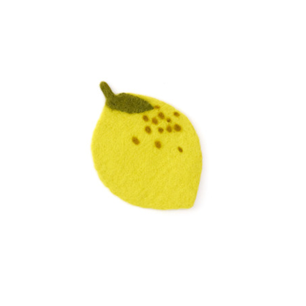 Muskhane 100% Felt Lemon Pastille Sulfur Flower
