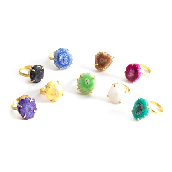 CPO Cut Stone Ring Assorted