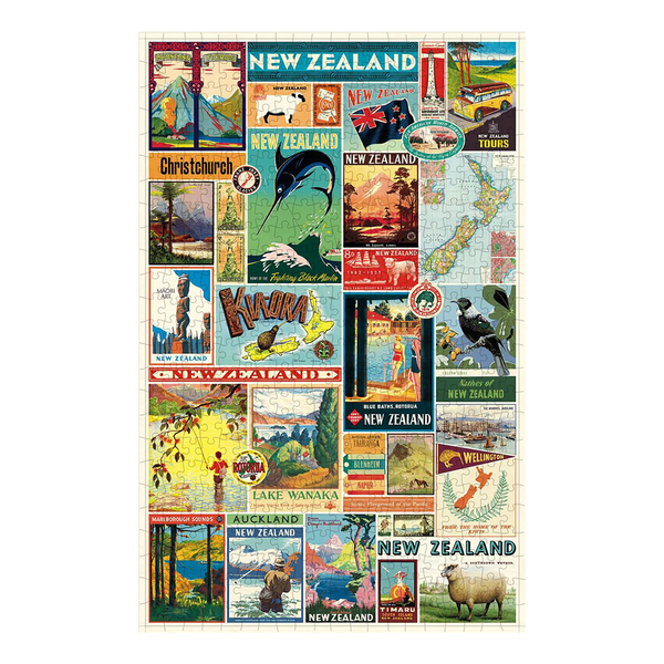 Cavallini 500 Piece Puzzle New Zealand Images