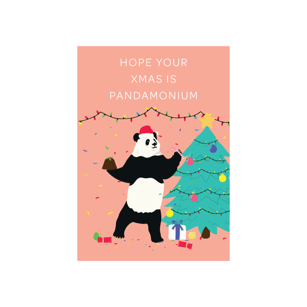 Iko Iko Christmas Card Panda
