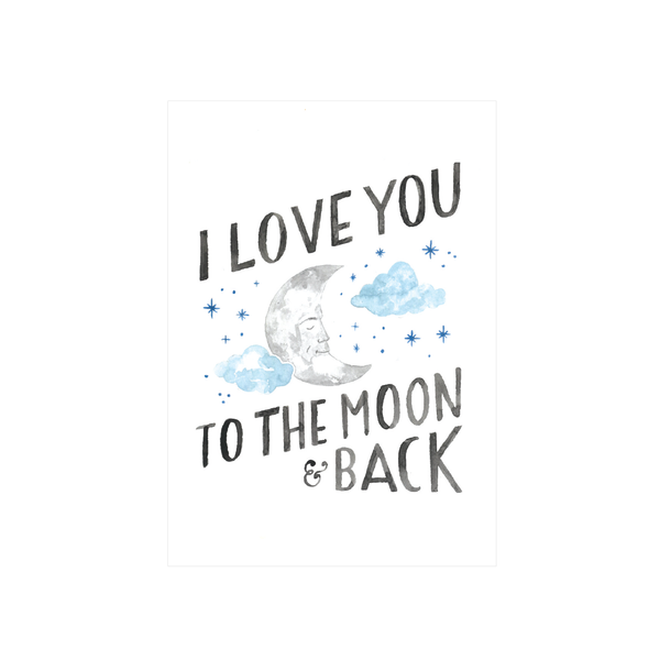 Steer Illustrations X Iko Iko Card Moon and Back