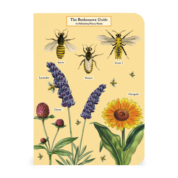 Cavallini Mini Notebook Bees Blank