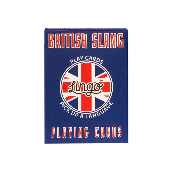 Lingo British Slang Playing Cards