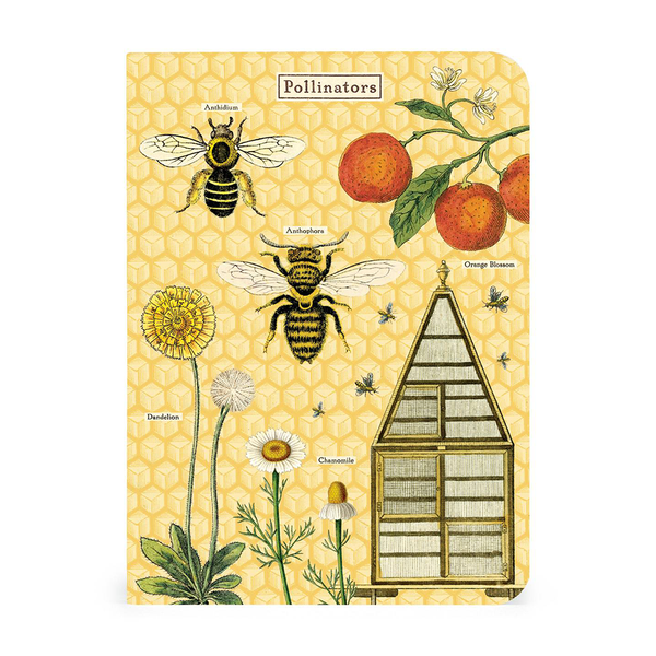 Cavallini Mini Notebook Bees Grid