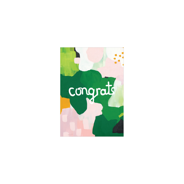 Alice Berry X Iko Iko Mini Card Congrats Green