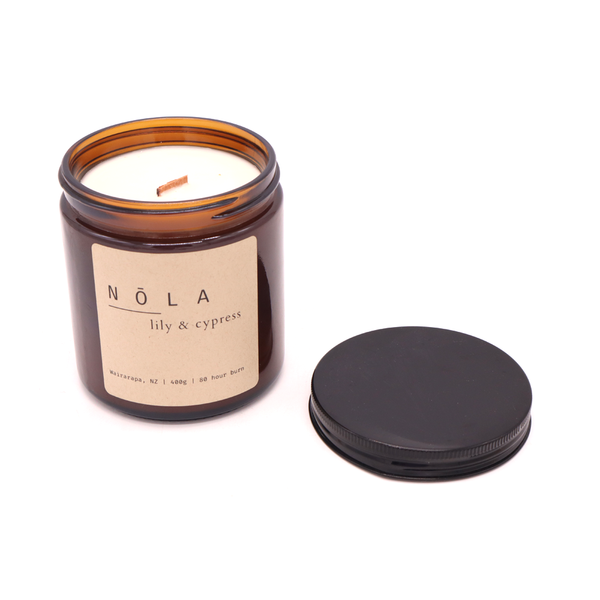 Nola Candle 400g Lily and Cypress