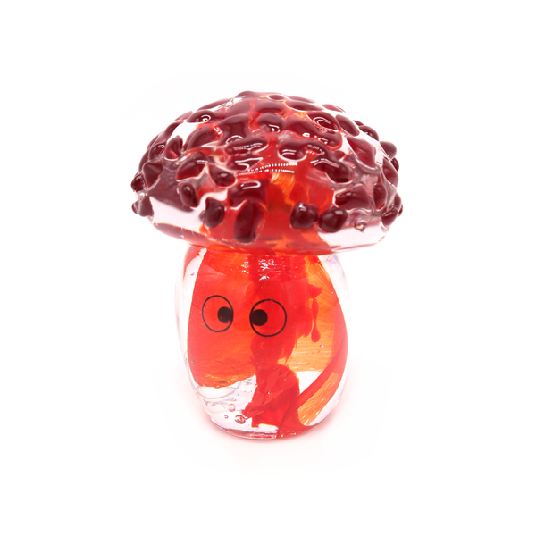 Studio Arhoj Glass Blob Red Apple Shroom