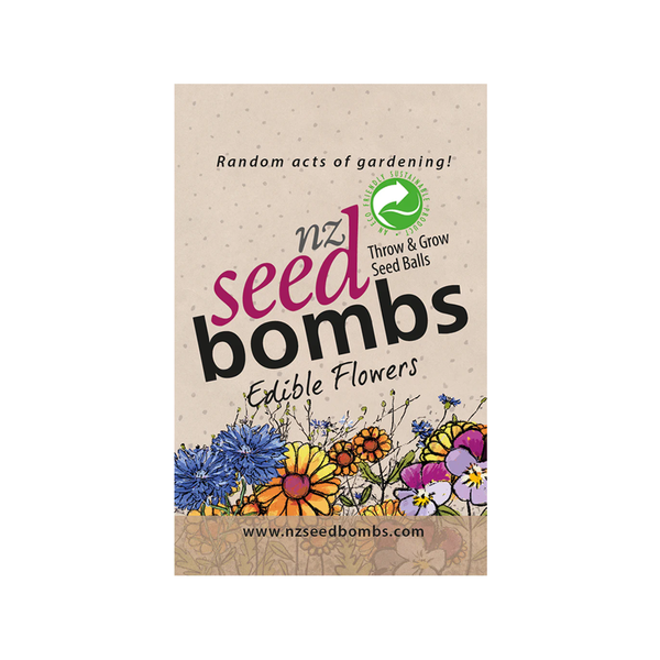NZ Seed Bombs Edible Flowers
