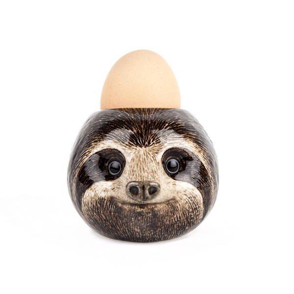 Quail Sloth Face Egg Cup
