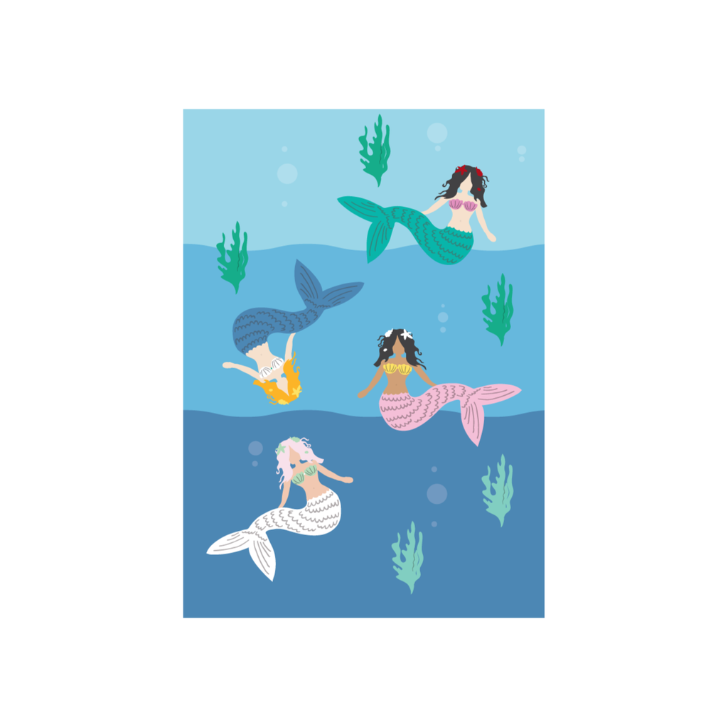 Iko Iko Kid's Card Mermaid