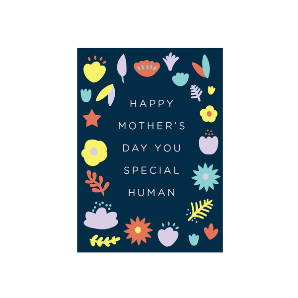 Iko Iko Floral Message Card Special Mother