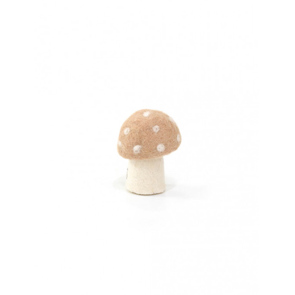 Muskhane 100% Felt Mushroom Dotty Small Nude
