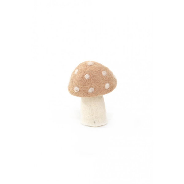 Muskhane Felt Mushroom Dotty Large 11cm Nude