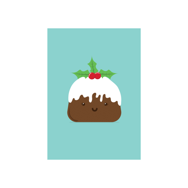 Iko Iko Christmas Card Pudding