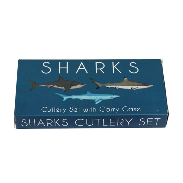 Rex Children’s Cutlery Set in Case Sharks
