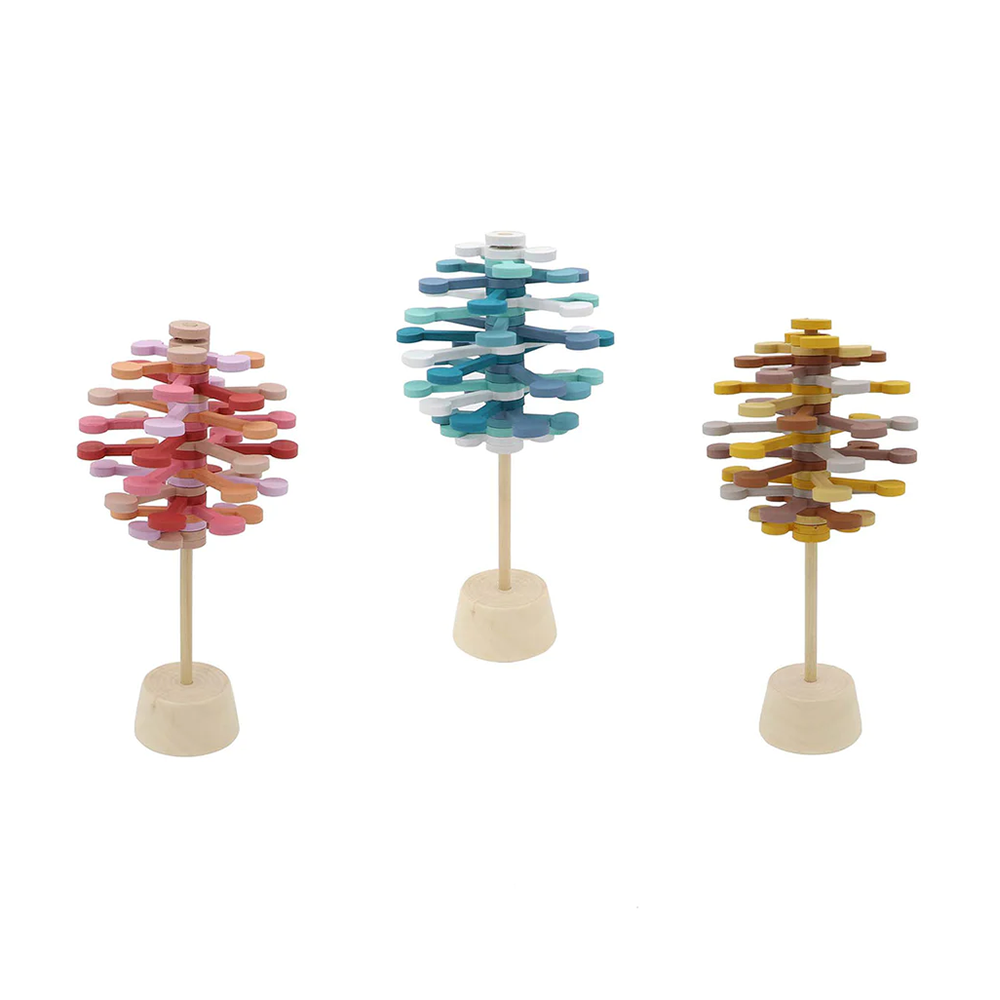 Wooden Spin Lollipop Toy Assorted
