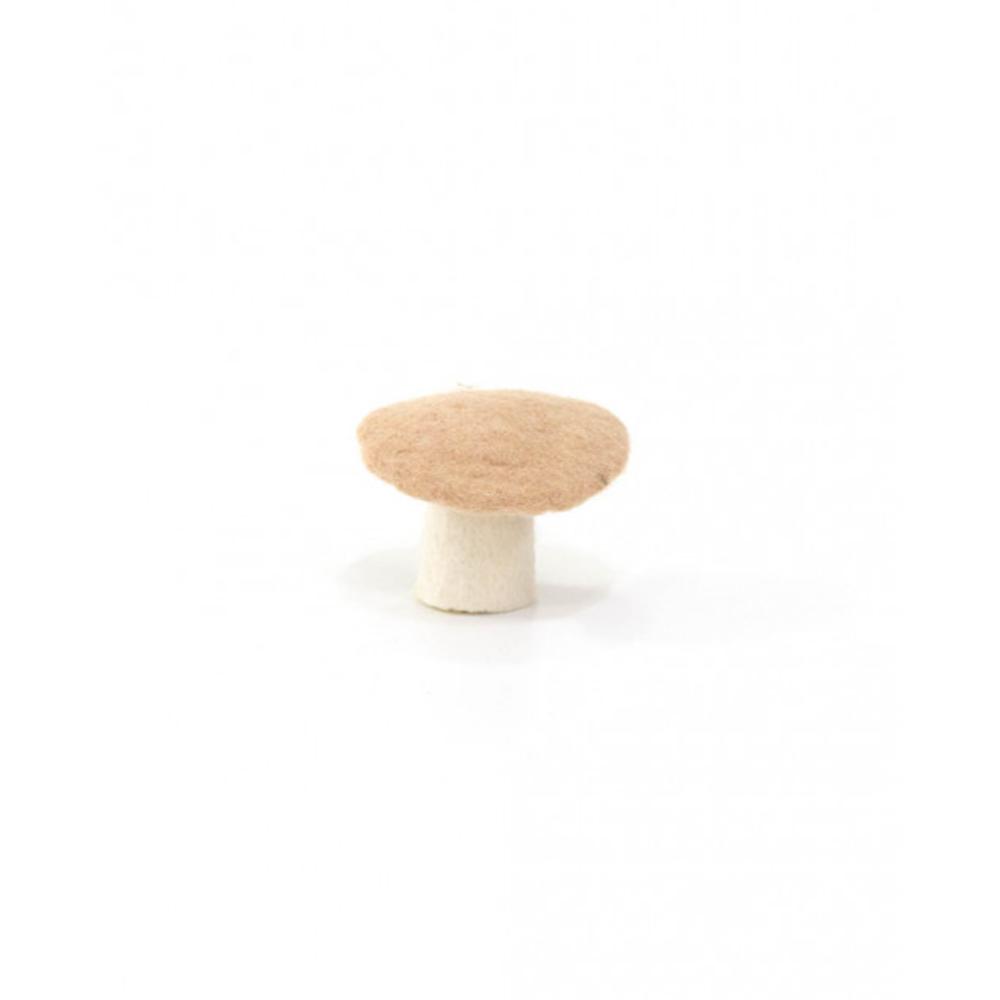 Muskhane 100% Felt Mushroom Flat Small Nude