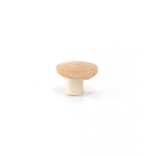 Muskhane 100% Felt Mushroom Flat Small Nude