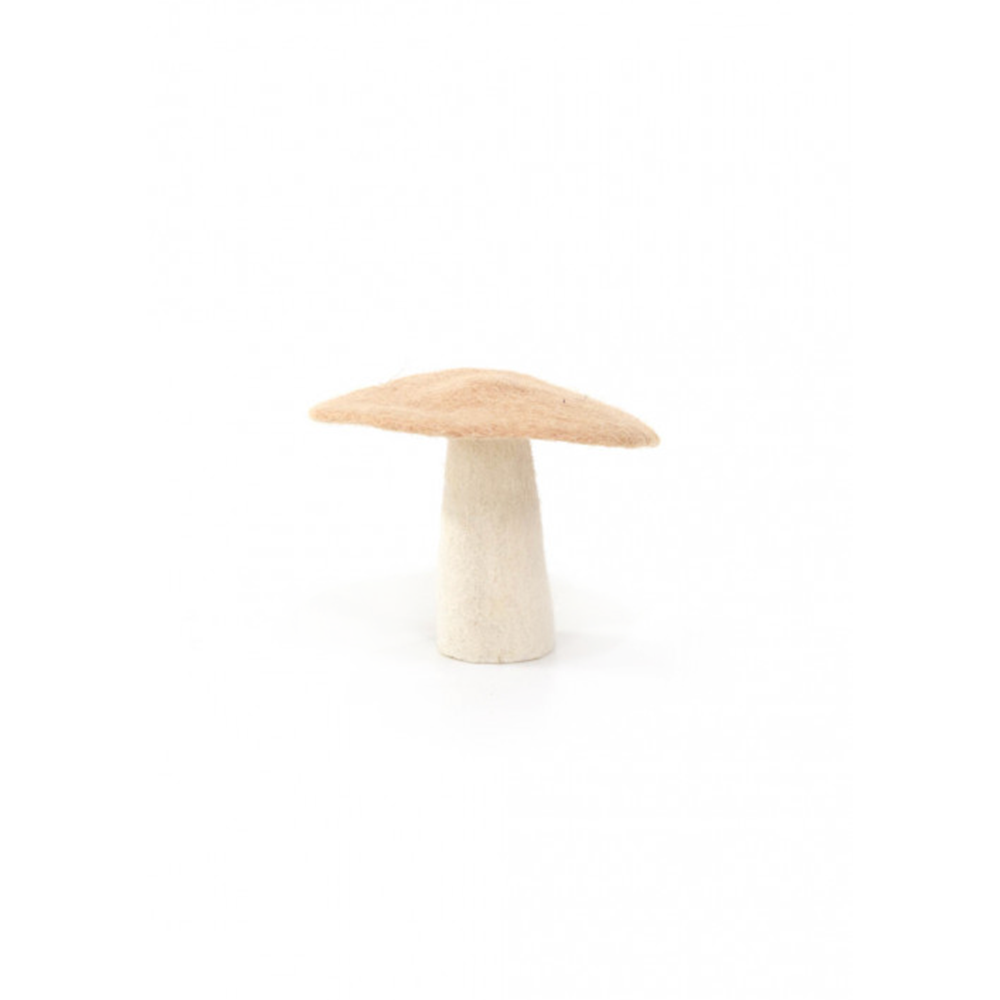 Muskhane 100% Felt Mushroom Flat Large Nude