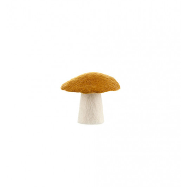 Muskhane 100% Felt Mushroom Flat Small Gold