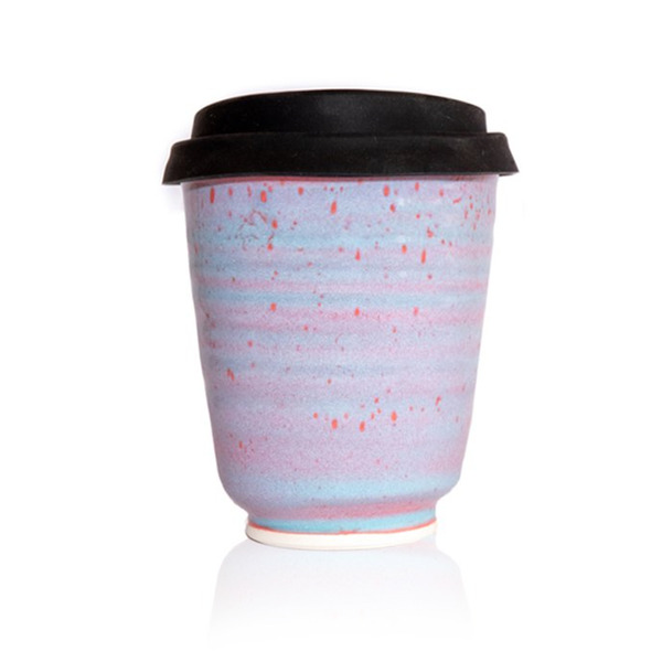 Westcoast Stoneware 8oz Reusable Cup Candyfloss