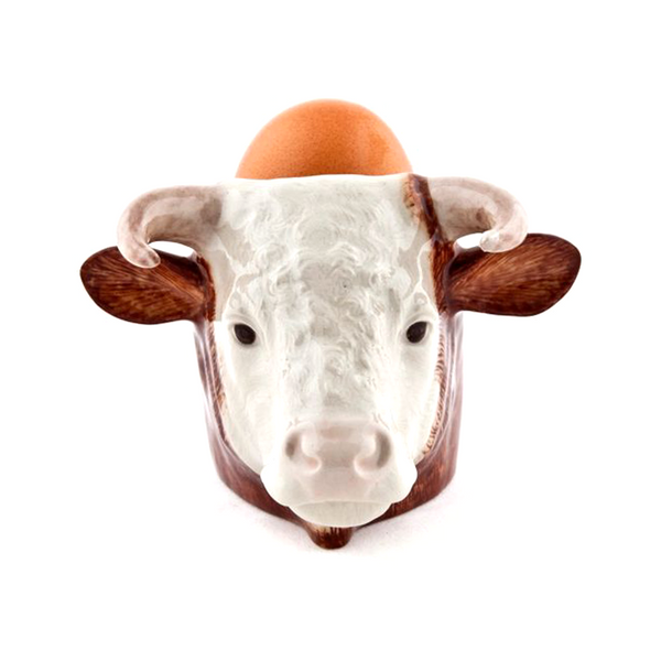 Quail Hereford Bull Face Egg Cup