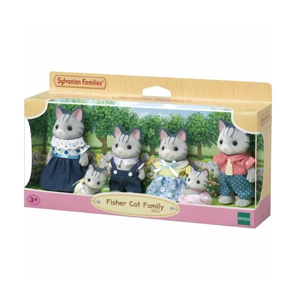 Sylvanian Families Fisher Cat Family of Six