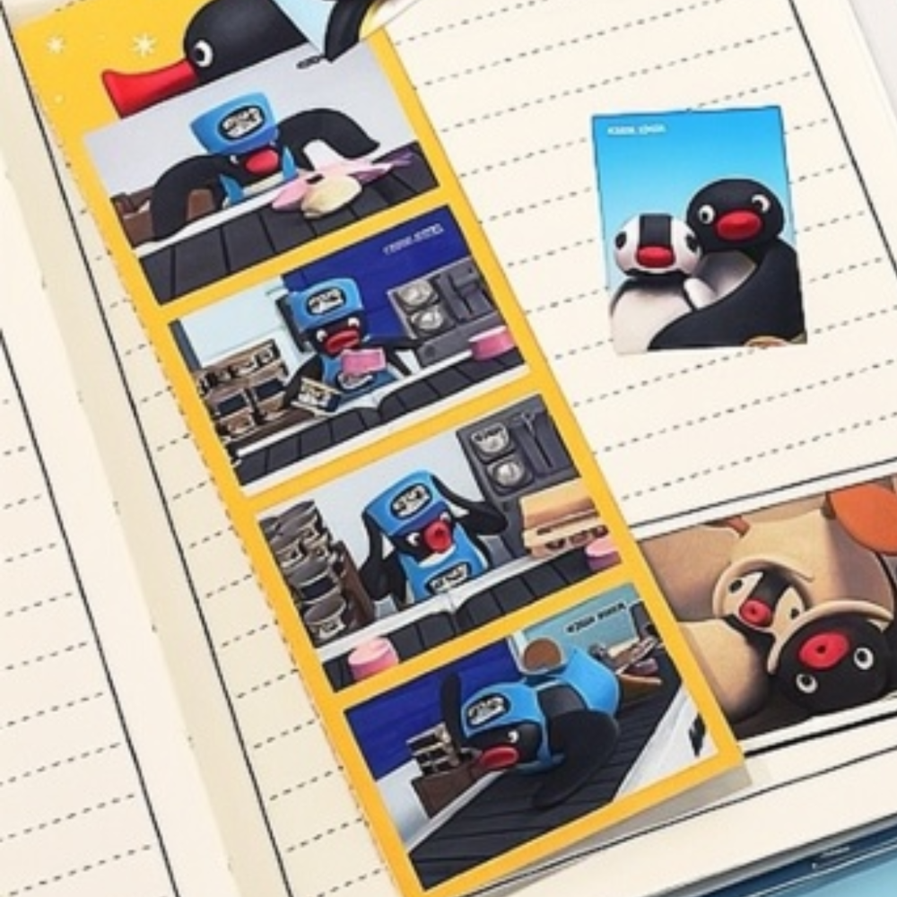 Pingu Photo Sticker Sheet Mini Photo Deco Daily Scene