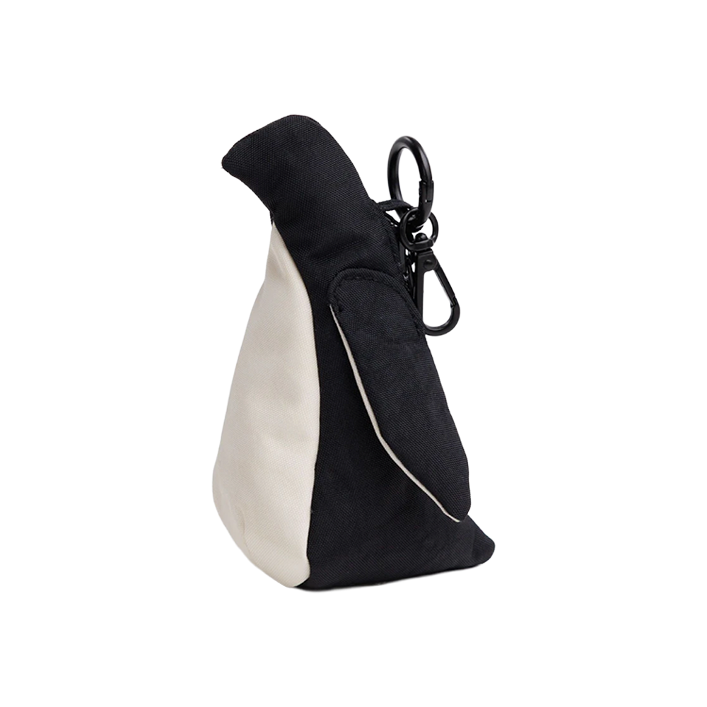 Baggu Penguin Bag Charm Black and White