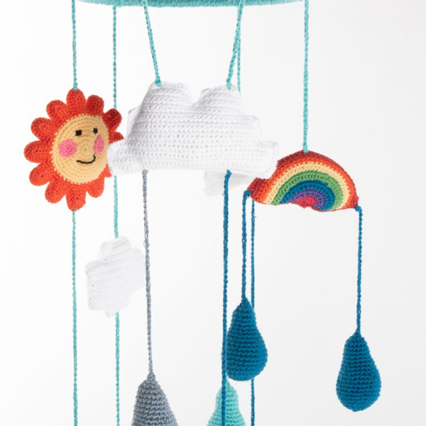 Trade Aid Crochet Baby Mobile Good Day