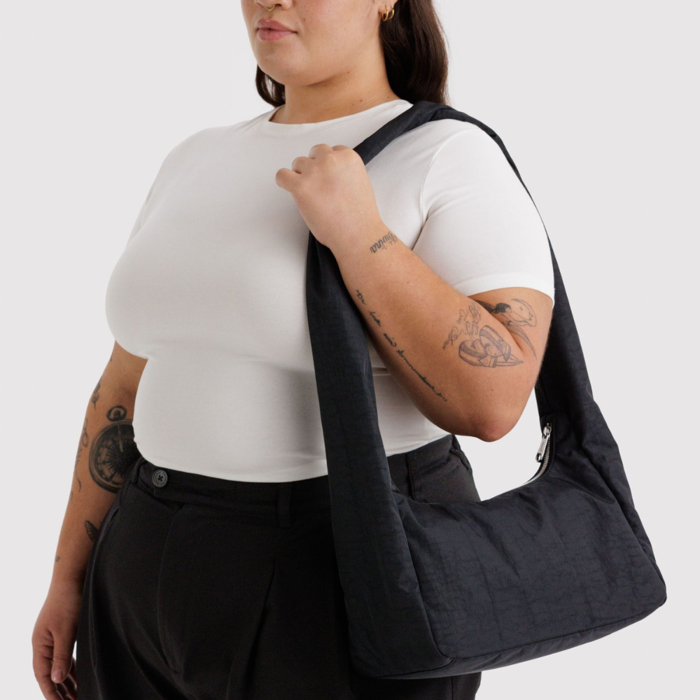 Baggu Nylon Meringue Bag Black