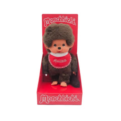 Monchhichi 20cm Classic Boy Red Bib