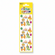 Sticker Garden Sheet Glossy Birthday Animals