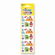 Sticker Garden Sheet Glossy Baking Bears Fun