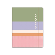 Orange Circle 2026 Just Right Monthly Planner Colour Block