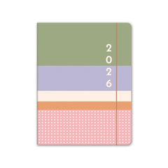 Orange Circle 2026 Just Right Monthly Planner Colour Block