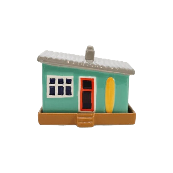 Moana Road Ceramic Butter Dish Classic Kiwi Batch