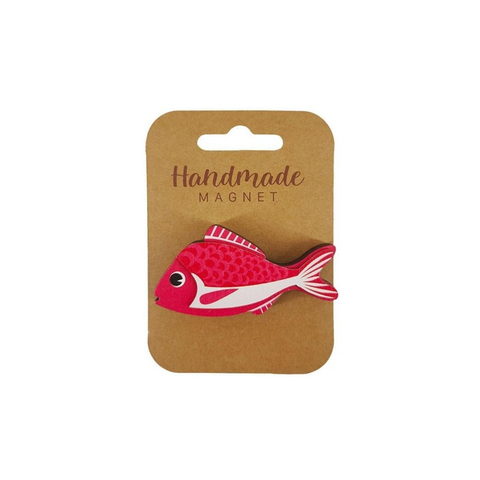 100% NZ Wooden Magnet Snapper