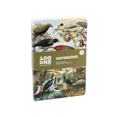 100% NZ Native Birds Notebook Set