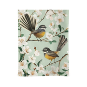 100%NZ Chatty Fantails Tea Towel