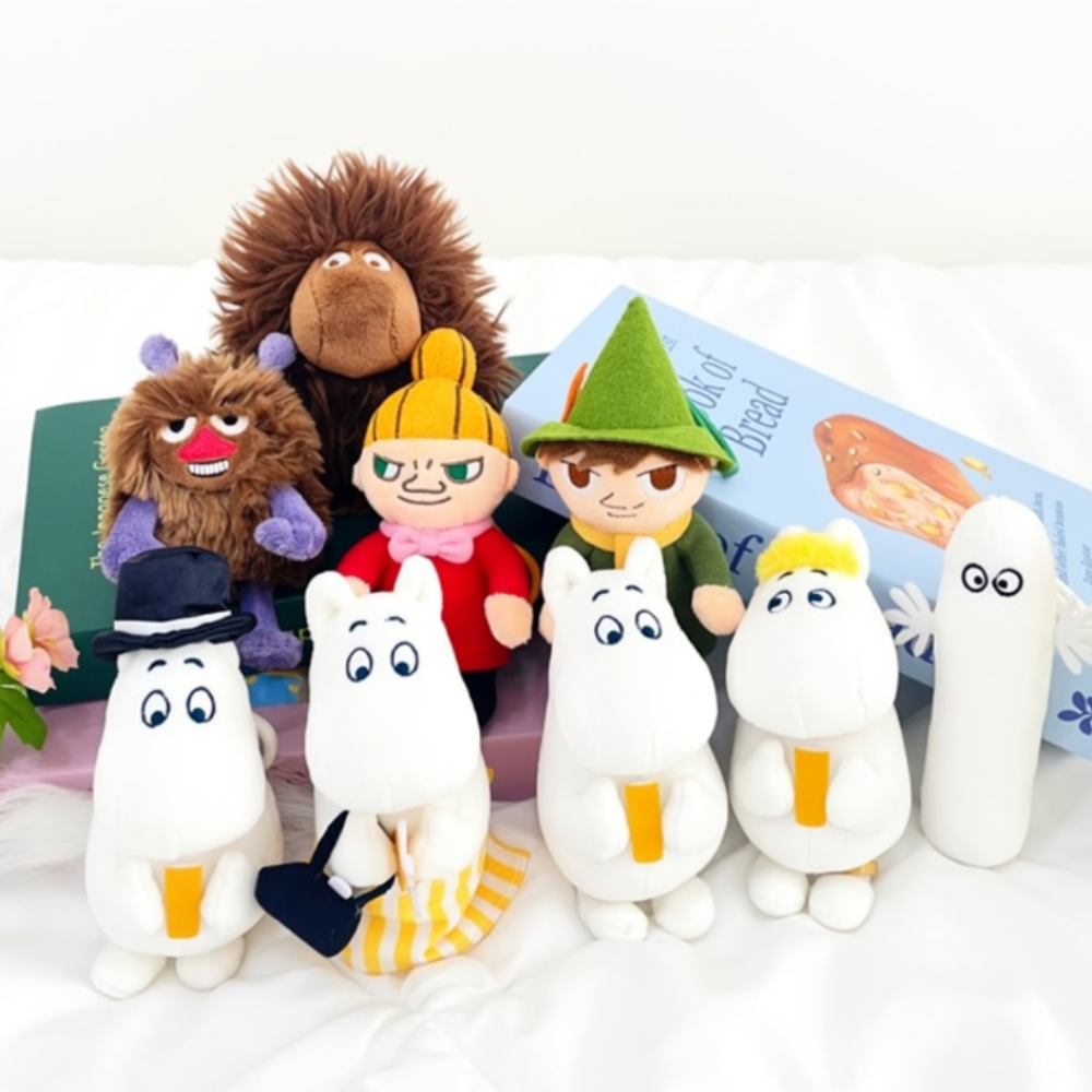 Moomin & Friends Figure Plush keychains Bag Charms Moomintroll